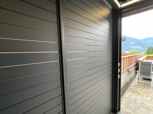 Alu-Fixelemente als Sichtschutz – Fieberbrunn (Tirol)